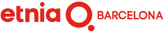 The image shows a logo with text that reads  Vodafone  at the top and  Barcelona  below, with  Vodafone  being larger than  Barcelona.