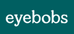 The image displays a sign with the text  EYEBOBS  written on it, which appears to be a logo for a business or service related to eye care or eyewear.