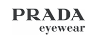 The image features a logo with the word  PRADA  prominently displayed above text that reads  EYEWEAR,  indicating the brand s association with eyewear products.